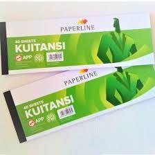 Kuitansi paperline sedang