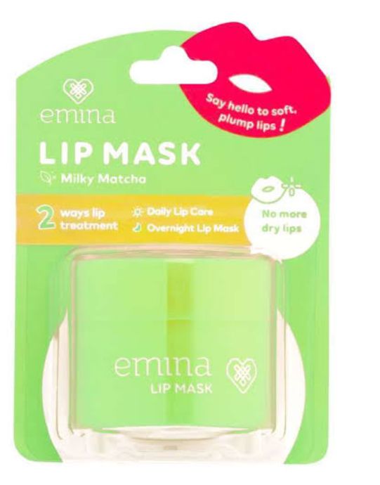 Emina Lip Mask Milky Matcha 9g