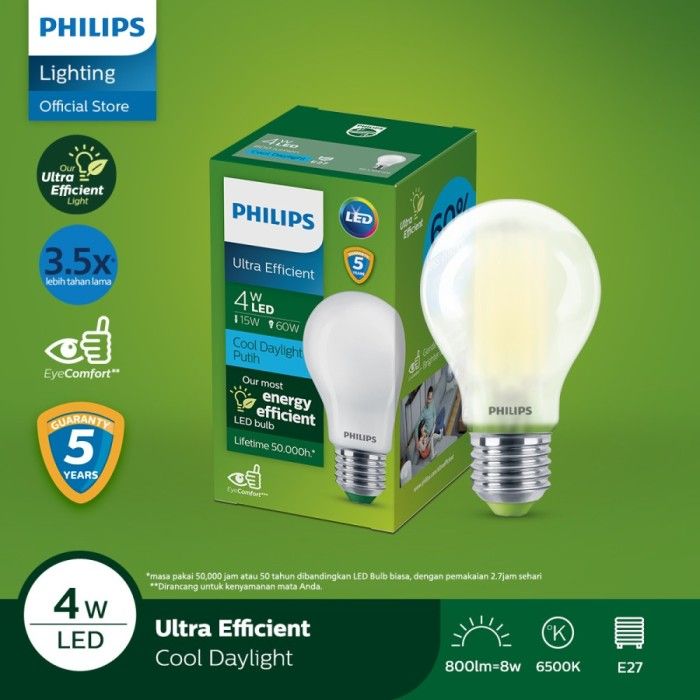 LAMPU LED ULTRA 4 WATT PHILIPS