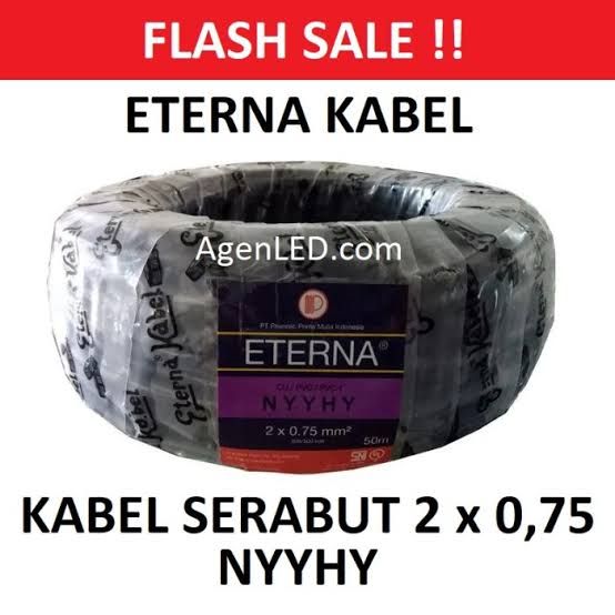 NYYHY ETERNA 2 X 0.75 50 M HITAM