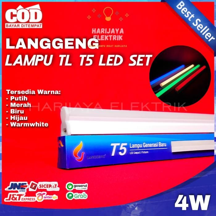 LAMPU T5 4W LANGGENG BIRU