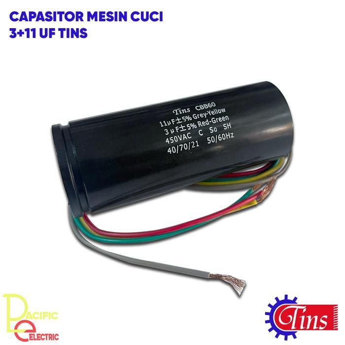 KAPASITOR MESIN CUCI 11 3 UF TINS