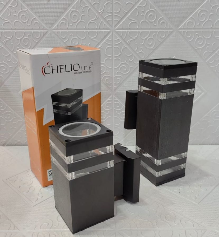LAMPU DINDING 2 FITING PERSEGI CHELIO X011-2