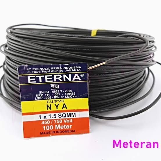 NYA ETERNA 1 X 1.5 100M HITAM
