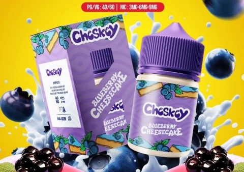 Cheskey blueberry cheesecake 3mg 