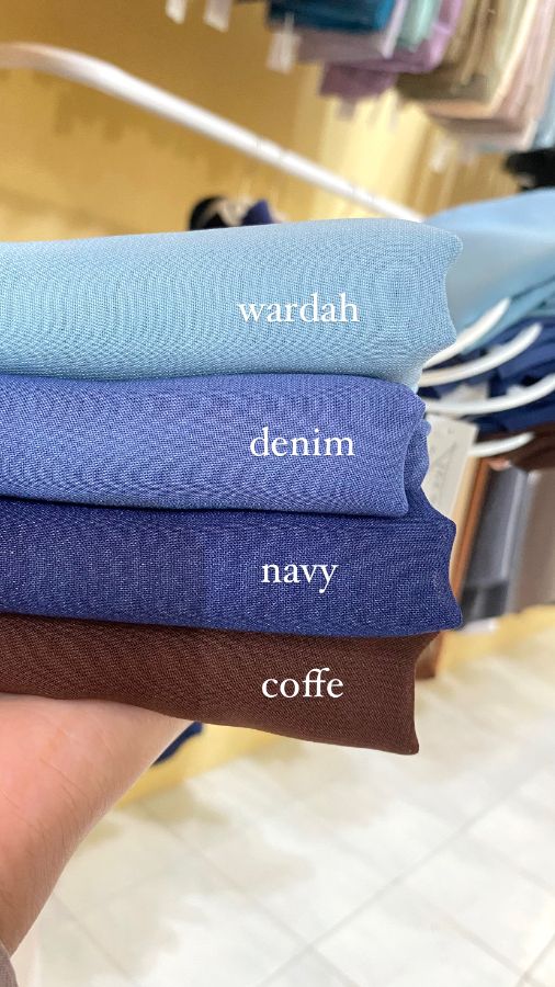 Hijab Pollycatton Denim
