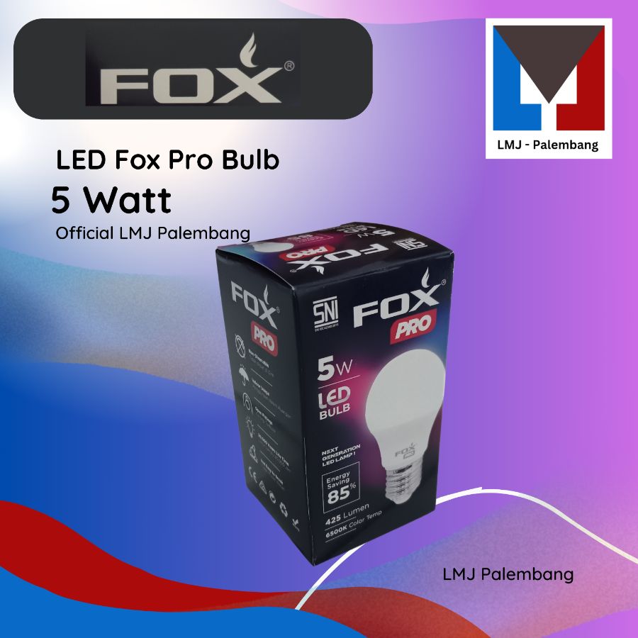 LAMPU LED FOX PRO BULB5W9