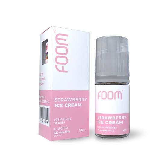 Foom strawberry ice cream 