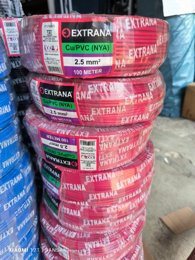NYA EXTRANA 1 X 2.5 100M MERAH