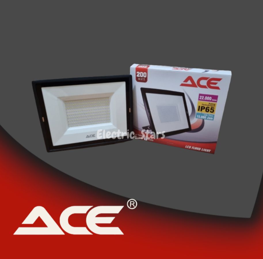 LAMPU LED ACE FLOOD 200W