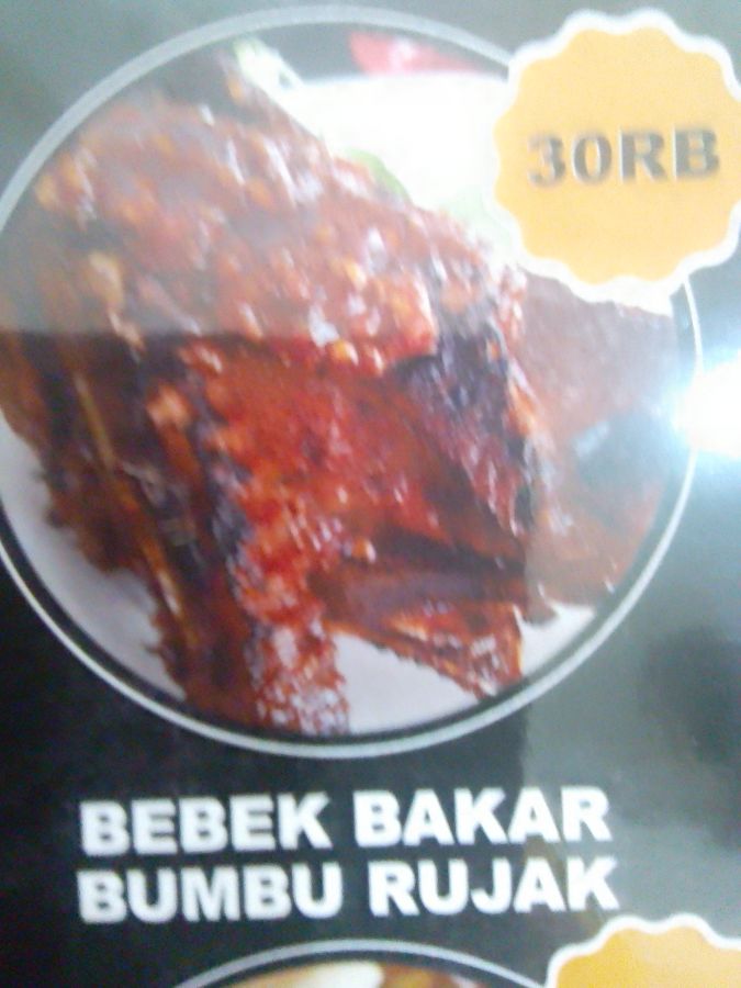 Bebek 1/4 Bakar Bumbu rujak