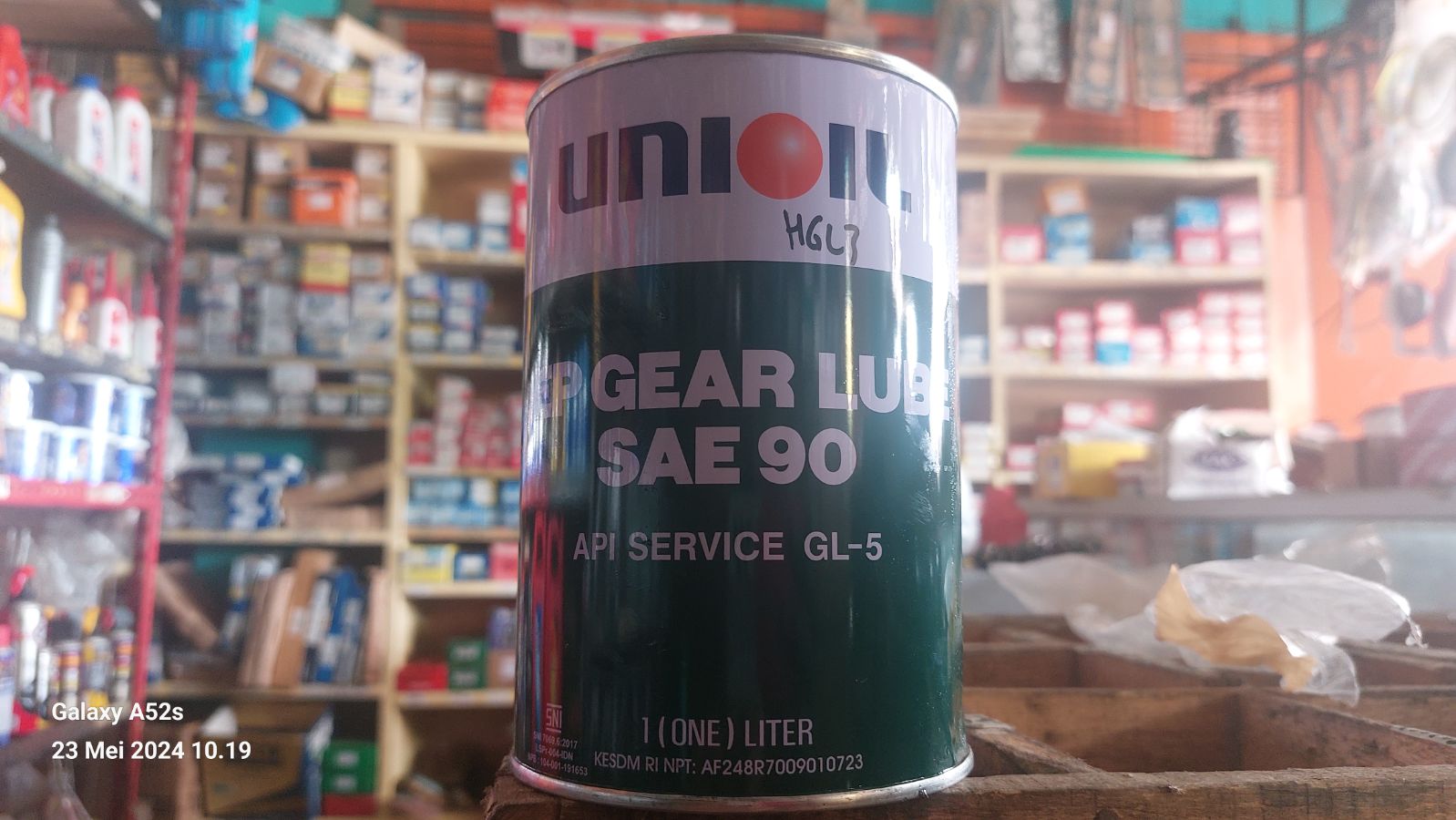 GEAR OLI UNIOIL SAE 90 (VERS) 1L