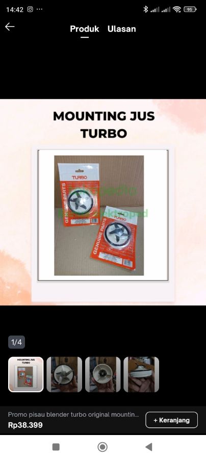 MOUNTING JUS BLENDER TURBO