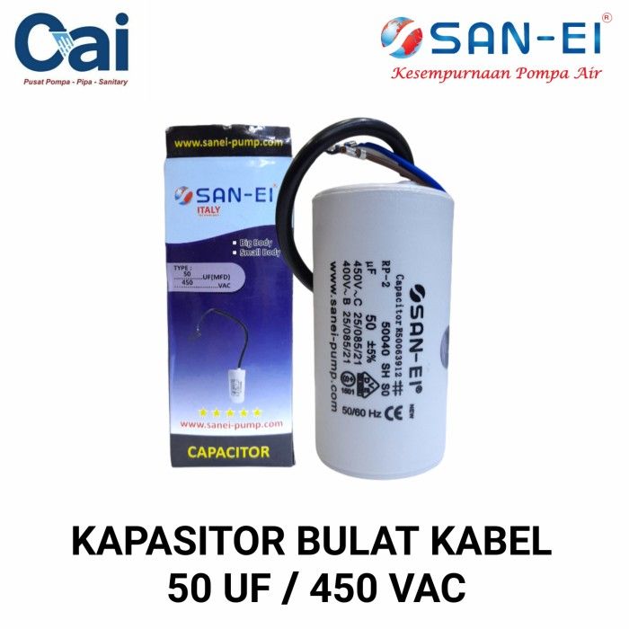 KAPASITOR MESIN AIR 50 UF SANEI