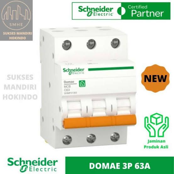 MCB SCHNEIDER 3 PHASE 63A