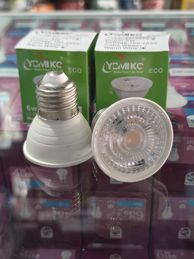 LAMPU SPOTLIGHT E27 YOMIKO KUNING