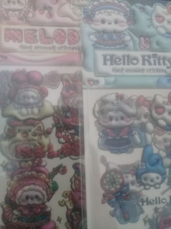 Stiker sanrio 3pc