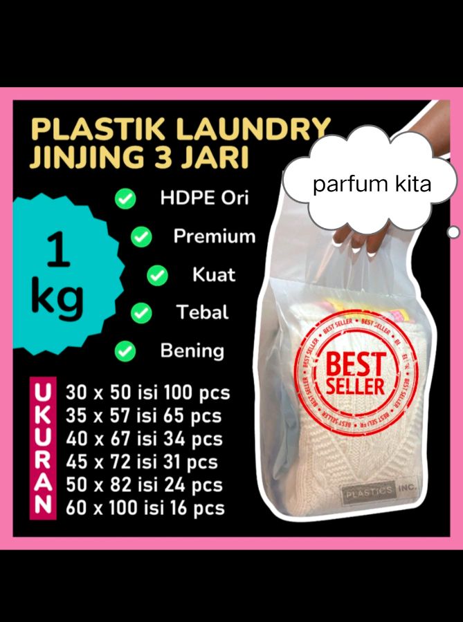 Plastik 3 jari. Plastik tiga jari 500 gram. Setengah kilo