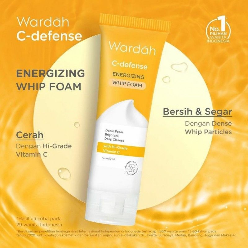 Wardah C Defense Energizing Whip Foam 100ml