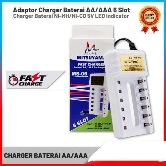 CHARGER AA/AAA 6 SLOT MITSUYAMA