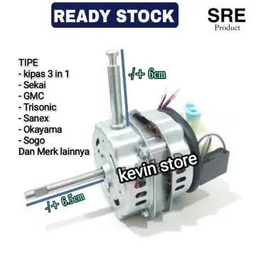 DINAMO KIPAS BESI AS PENDEK COAK 66x16