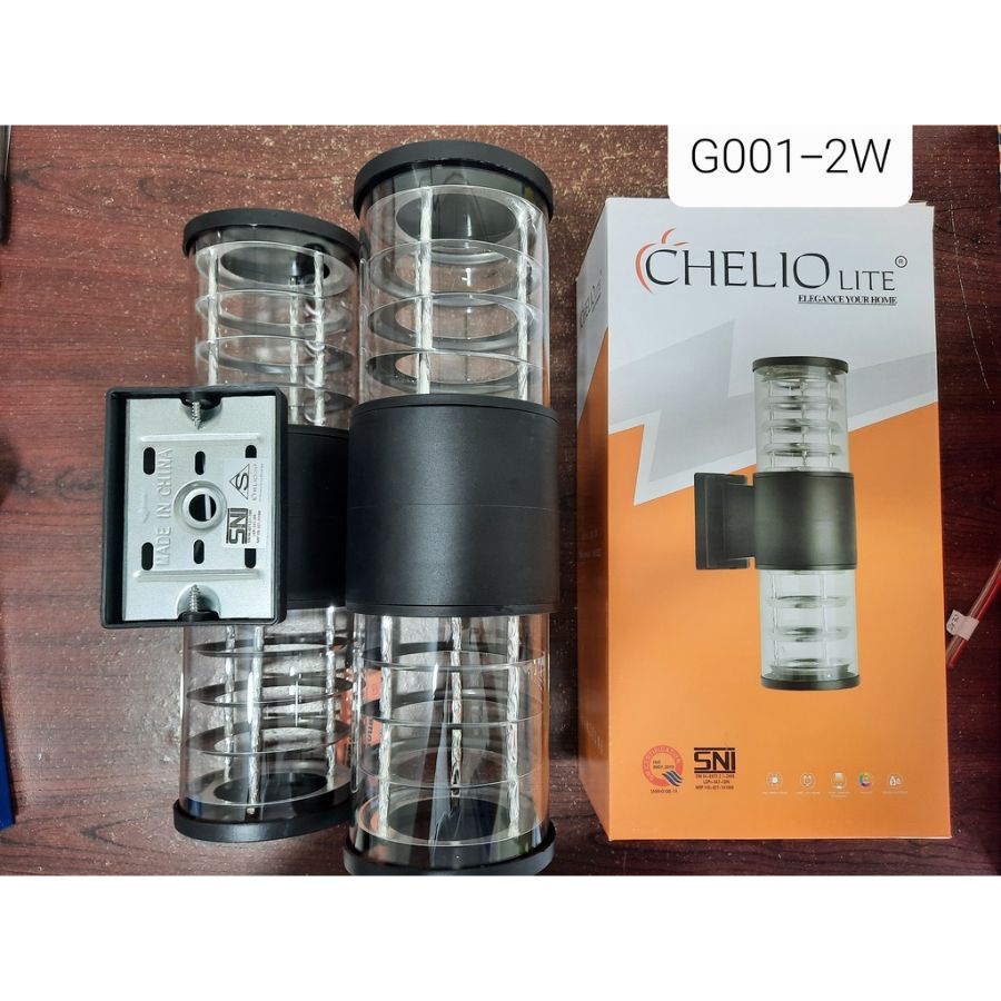 LAMPU DINDING 2 FITING CHELIO BULAT G001-2