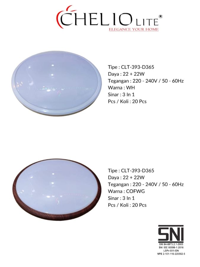 LED PLAVON CHELIO CLT 393 D365