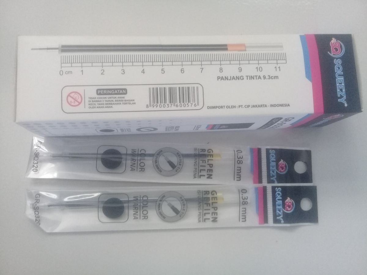 Refil pulpen squeezy