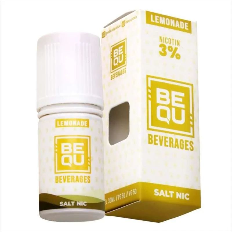 Bequ beverages lemonade salt