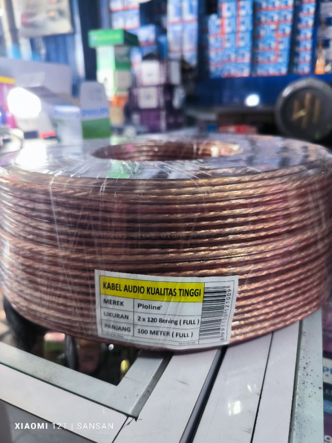 TRANSPARAN 2 X 120 100 METER PIOLINE