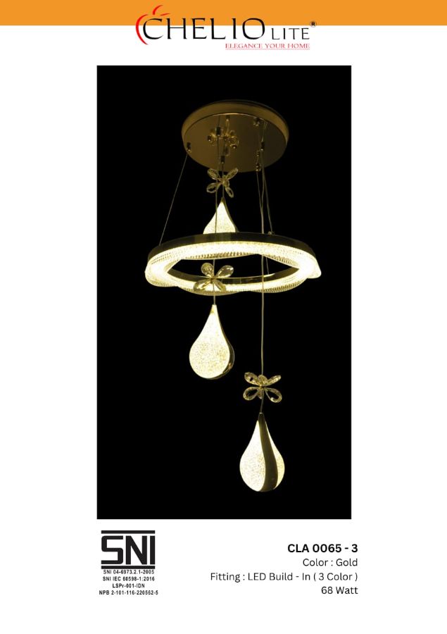 LAMPU GANTUNG CHELIO CLA 0065 3