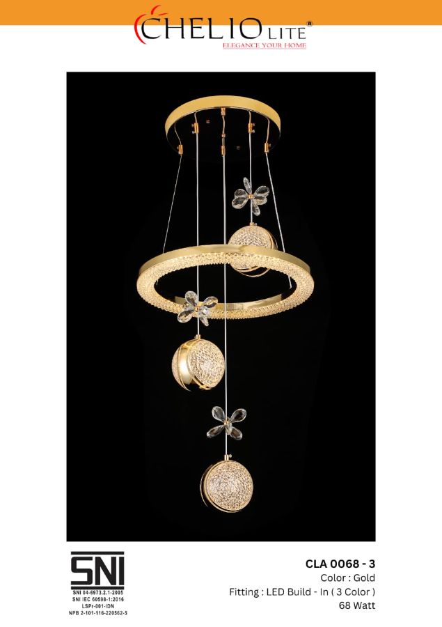 LAMPU GANTUNG CHELIO CLA 0068 3
