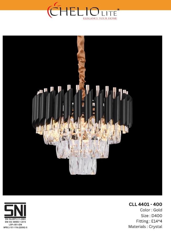 LAMPU CRYSTAL CHELIO 0338 400