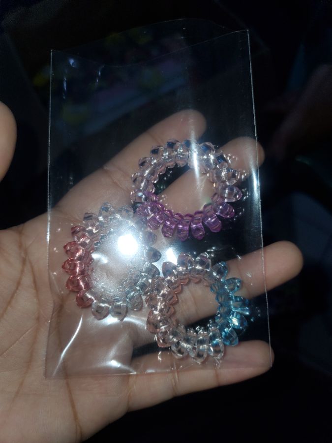 Ikat rambut spiral isi 3