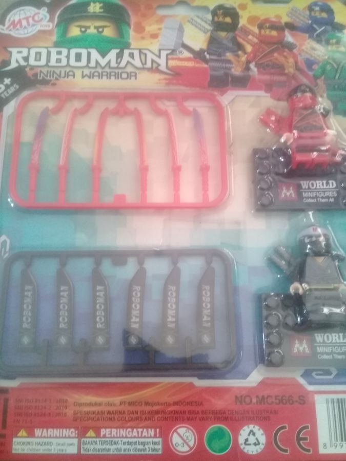 Roboman ninja warior set