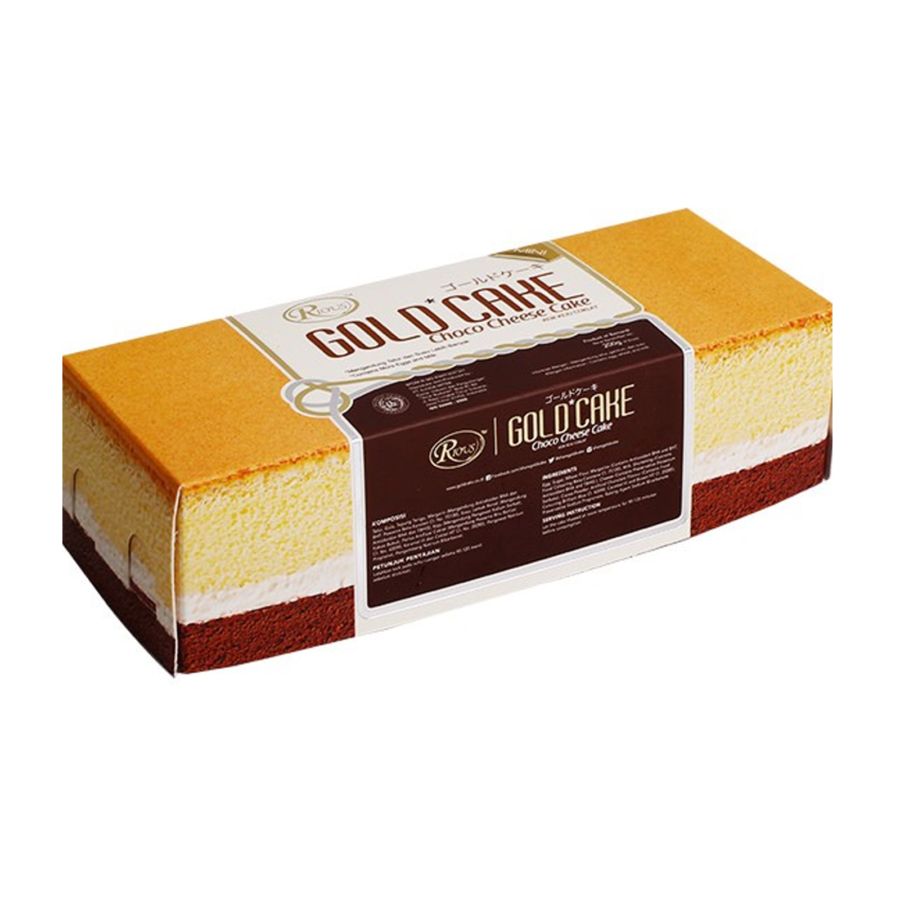 Gold cake choco cheese