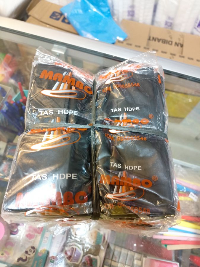 plastik mambo hitam paling kecil per pak