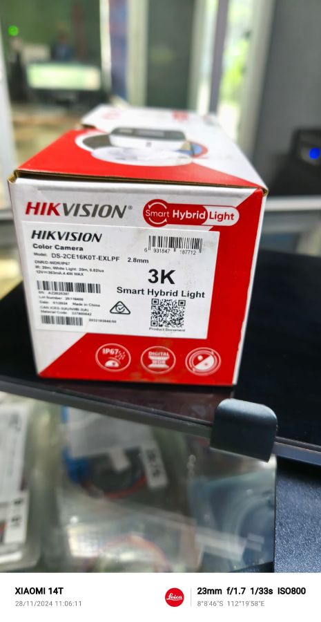 CCTV HIKVISION  KAMERA DS-2CE16KOT-EXLPF 5MP OUT