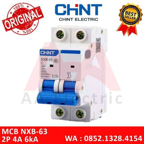 MCB CHINT 32A 2 PHASE