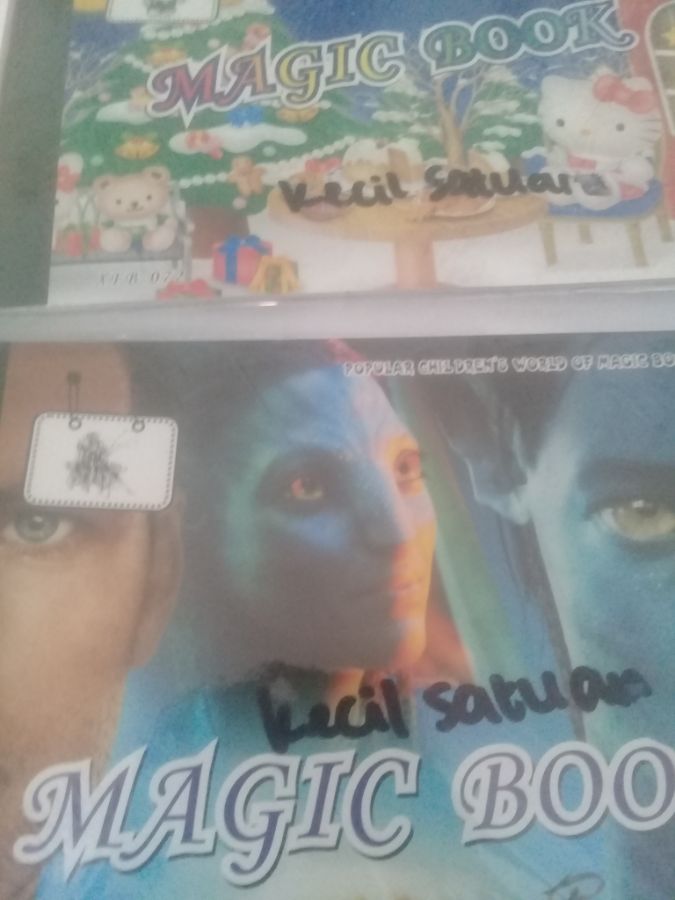 Magic book slide