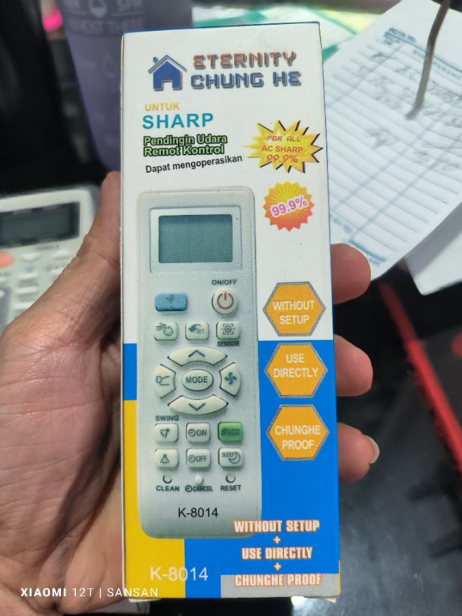 REMOT AC SHARP CHUNGHE