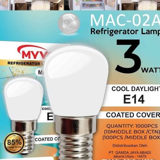 LAMPU KULKAS MYVO E12