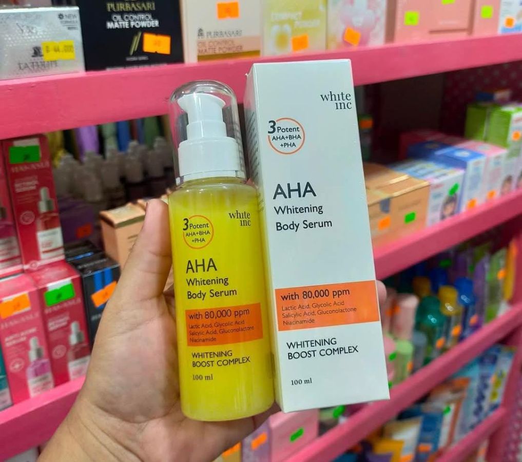 Aha whitening body serum INC