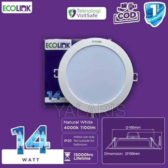 DOWNLIGHT ECOLINK 14W WARM