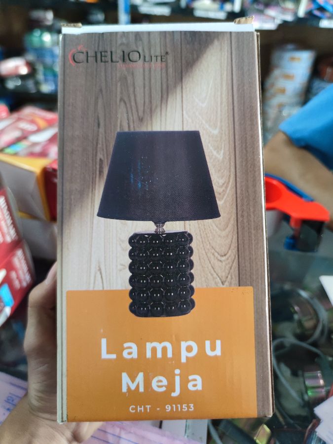 LAMPU MEJA CHELIO CHT-91153 BK/WH