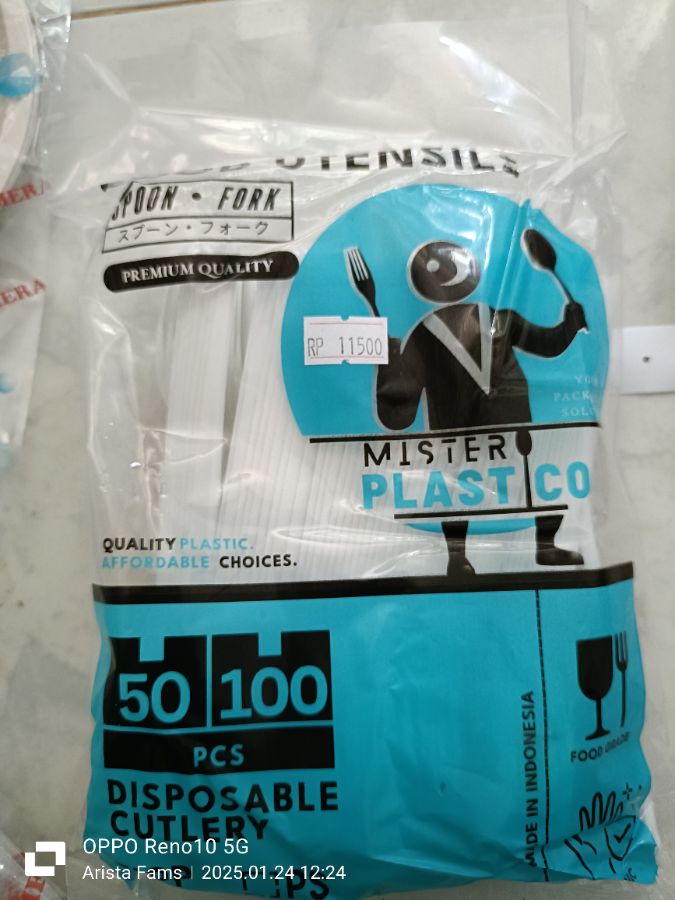 Sendok putih mister 
