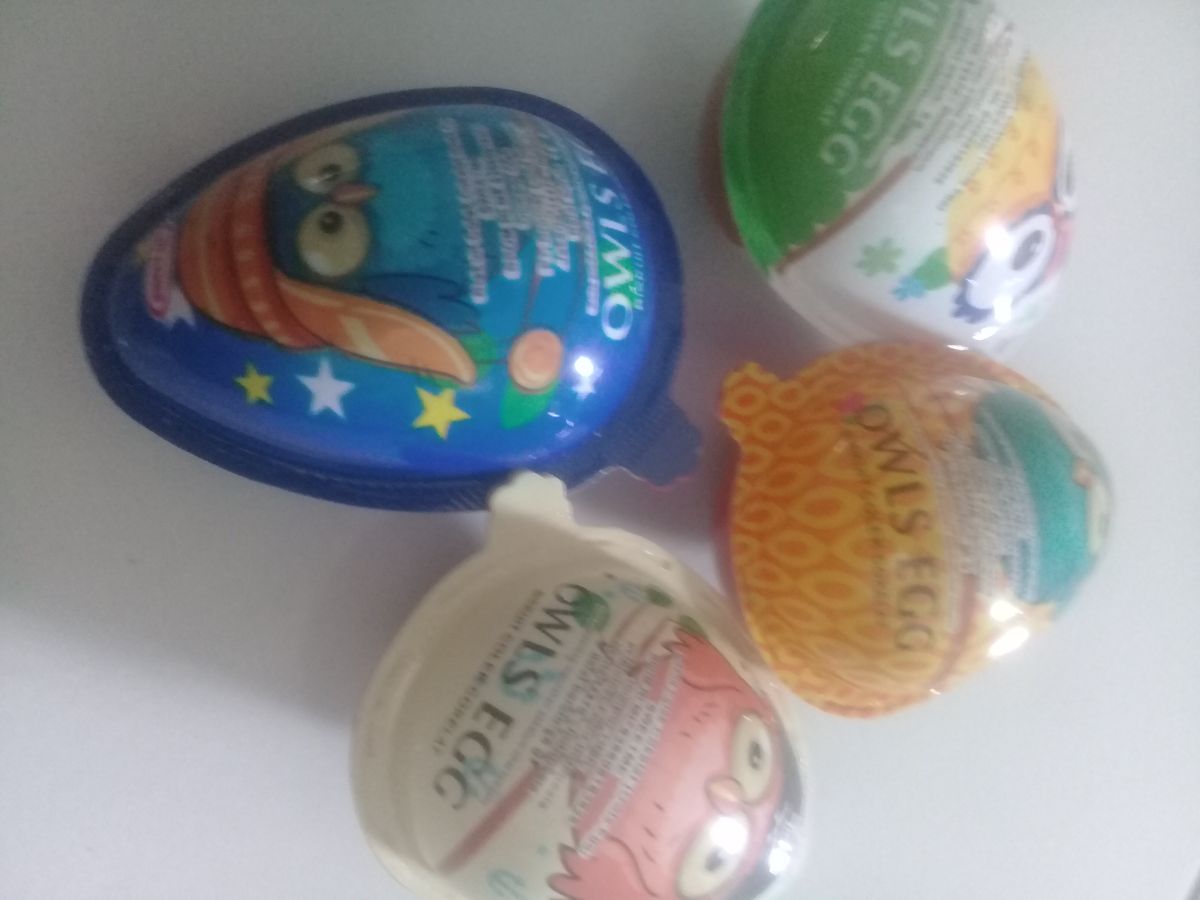 Owls egg cokelat