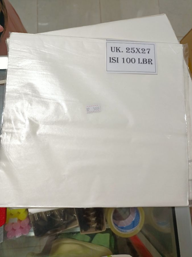 kertas nasi putih