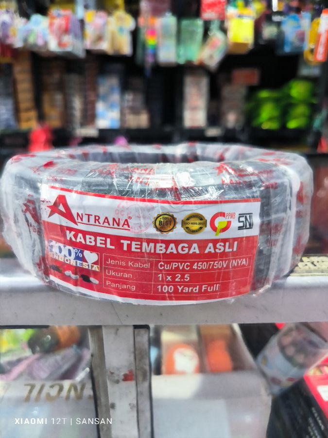 NYA ANTRANA 1 X 2.5 100 YARD HITAM