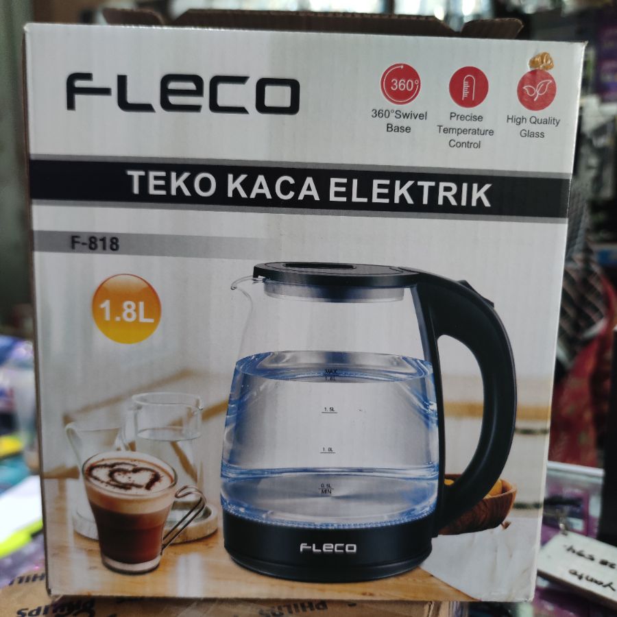 TEKO LISTRIK FLECO KACA
